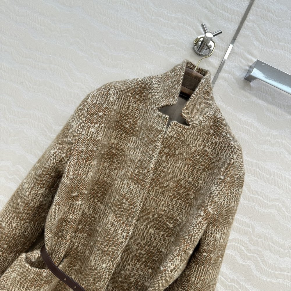 Wool твидовое coat фото 2