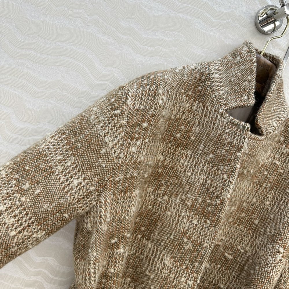 Wool твидовое coat фото 3