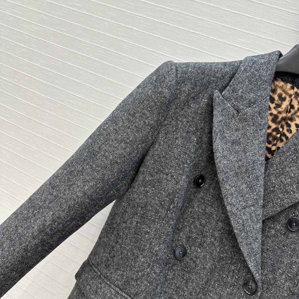 Шерстяной блейзер женский фото 3