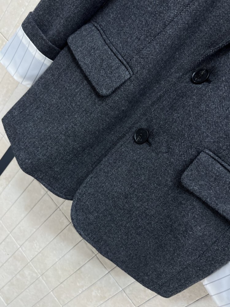 Woolen blazer female фото 3