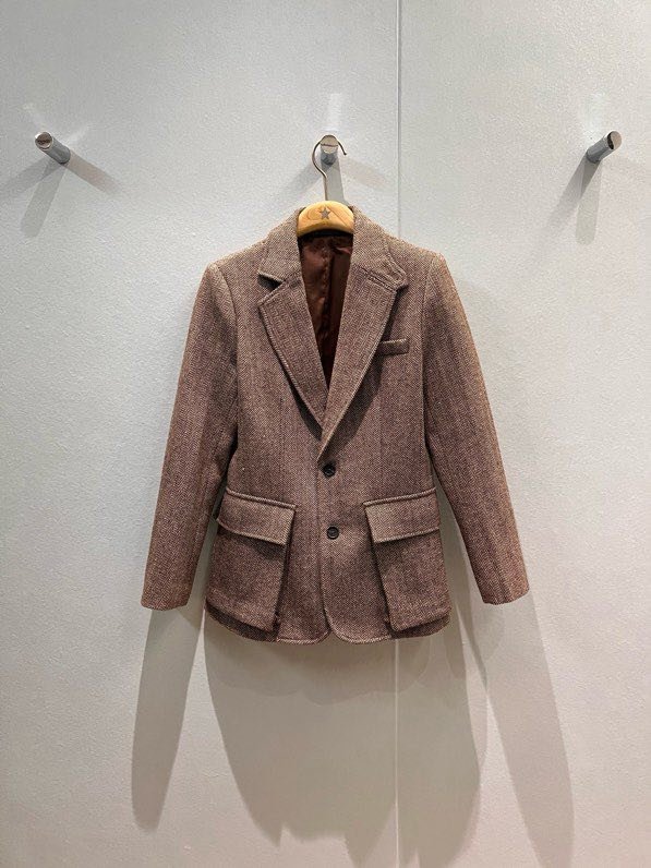 Шерстяной пиджак женский