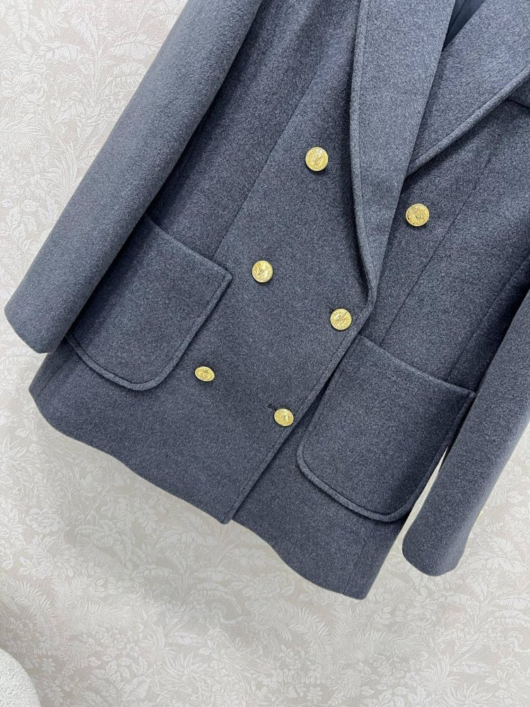 Шерстяной пиджак женский фото 3