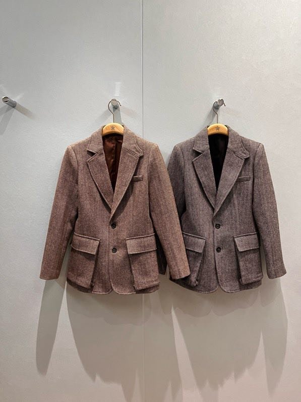 Шерстяной пиджак женский фото 4