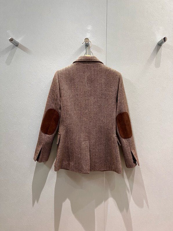Шерстяной пиджак женский фото 7