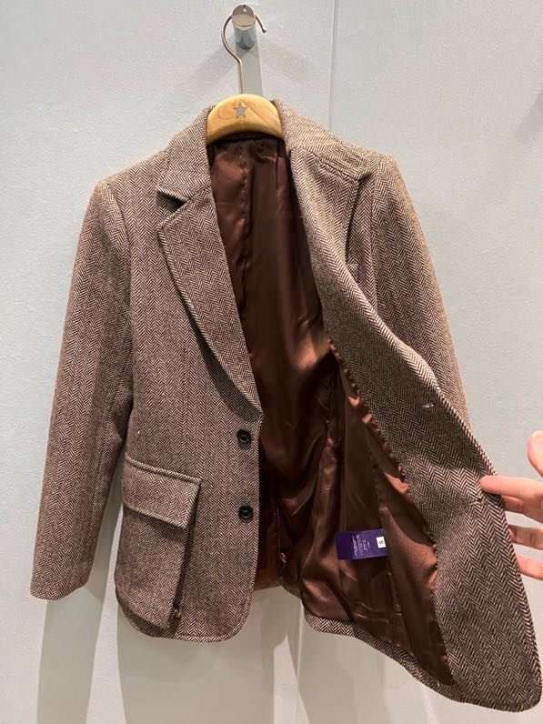 Шерстяной пиджак женский фото 8