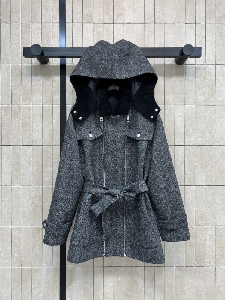 Вовняний тренч жіночий