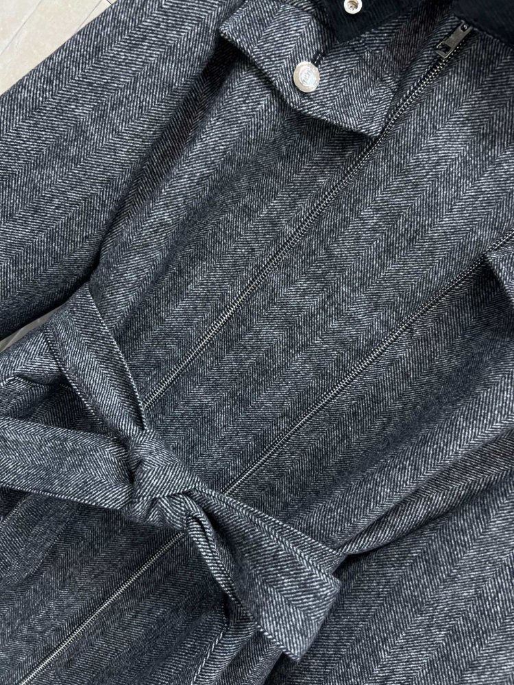 Вовняний тренч жіночий фото 3