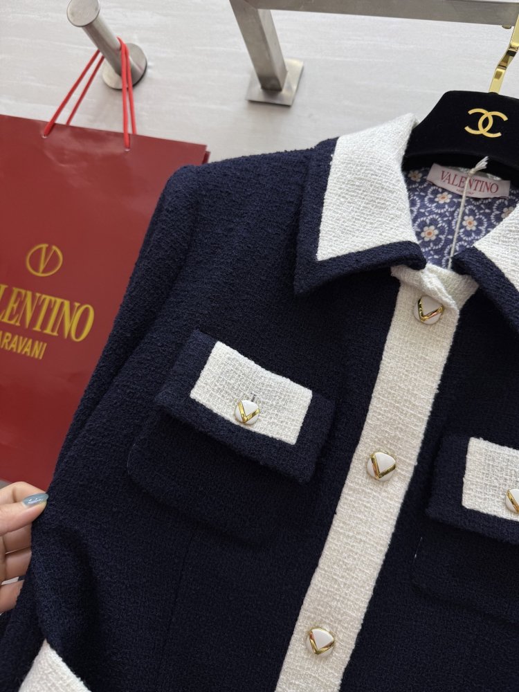 Шерстяной твидовый пиджак фото 6