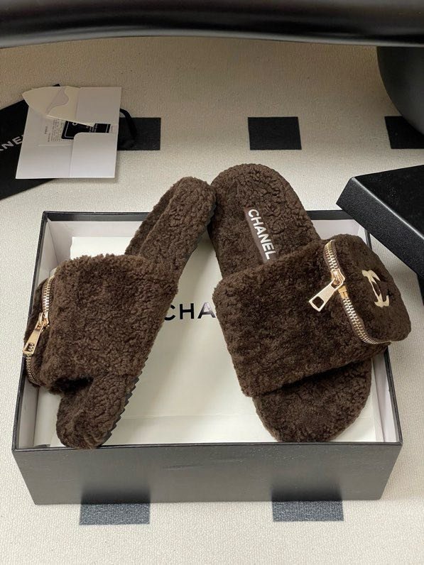 Шерстяные шлепанцы фото 3