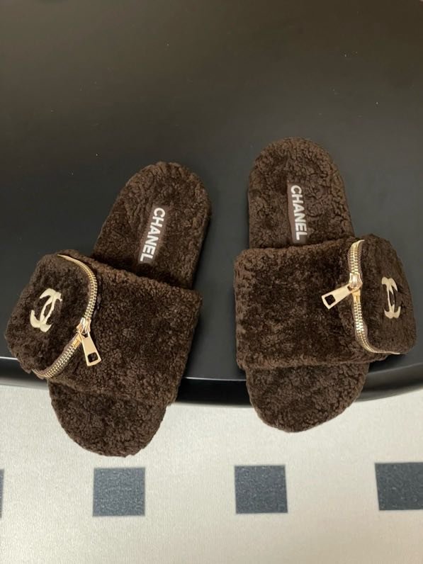 Шерстяные шлепанцы фото 4