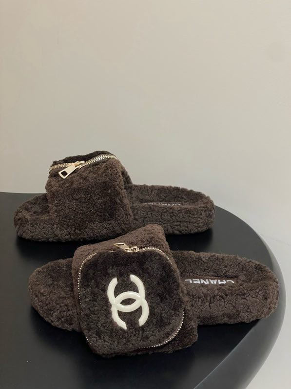 Шерстяные шлепанцы фото 5