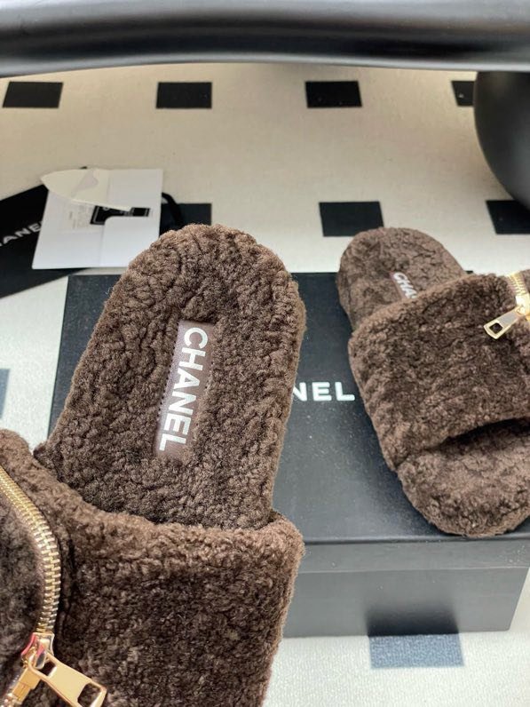 Шерстяные шлепанцы фото 6