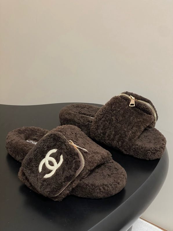 Шерстяные шлепанцы фото 7