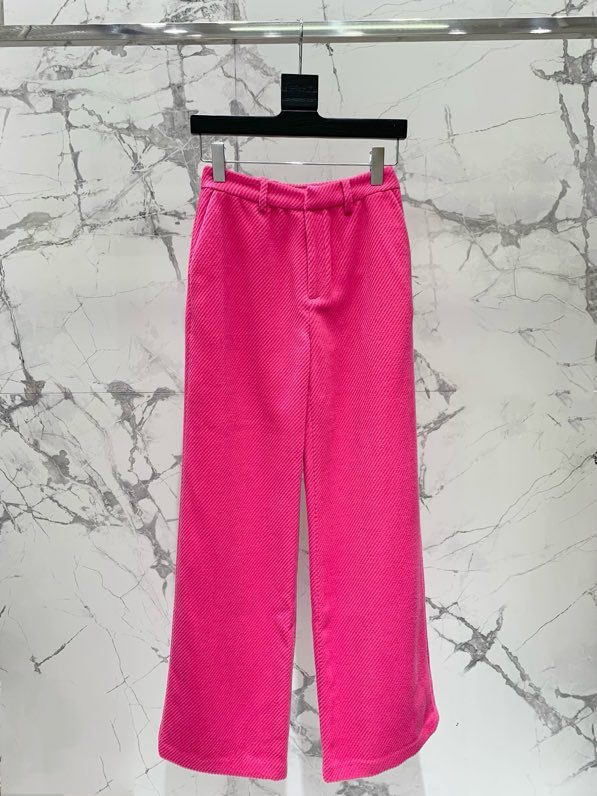 Широкие бархатные брюки