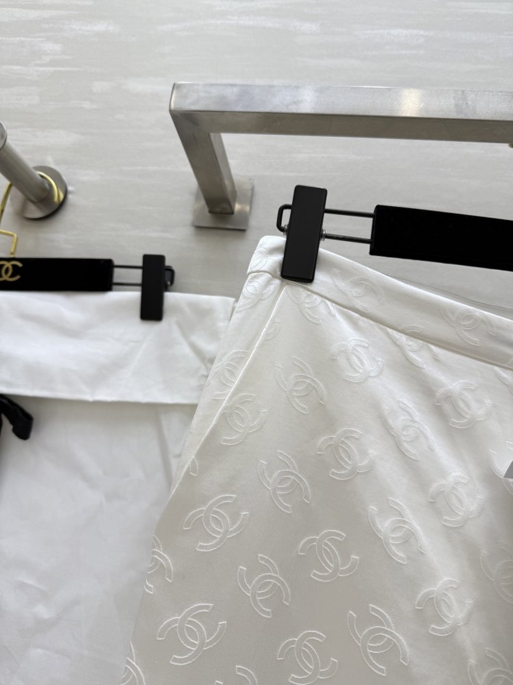 Широкие брюки из шелкового жаккарда фото 5