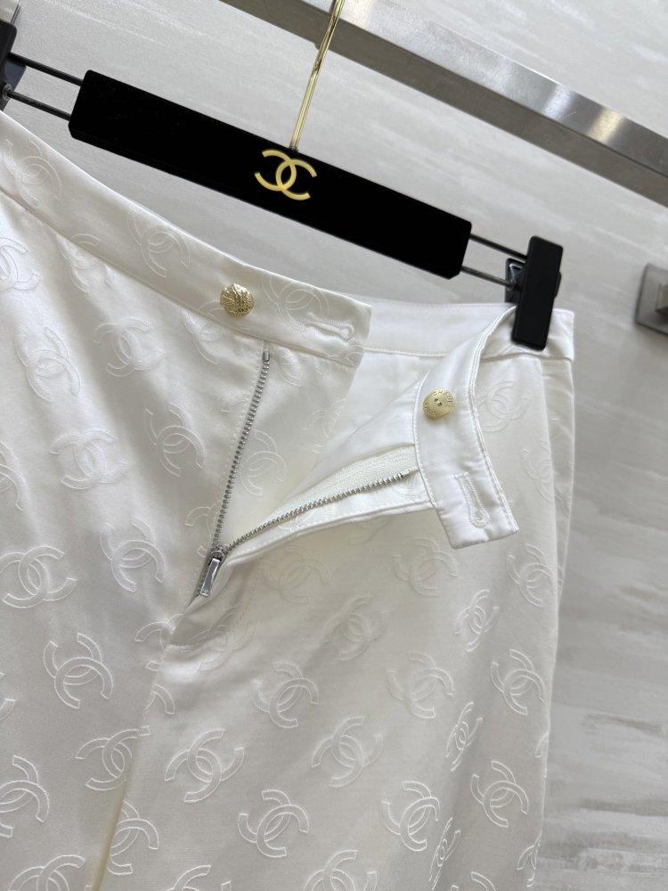 Широкие брюки из шелкового жаккарда фото 6