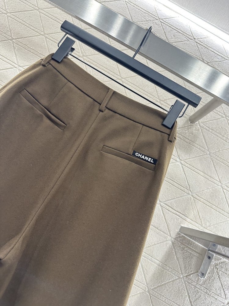 Широкие брюки с шелковым шарфом фото 4