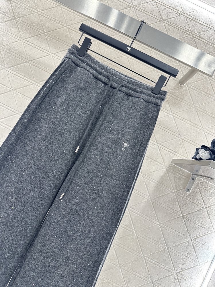 Широкие брюки с завязками фото 3