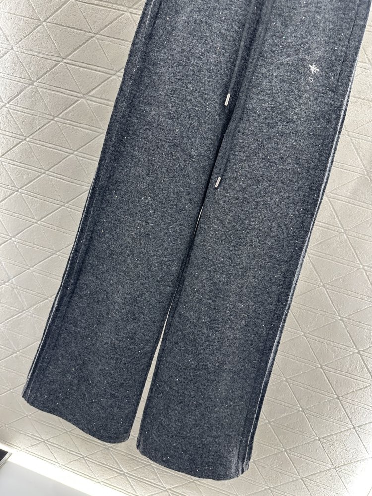 Широкие брюки с завязками фото 5