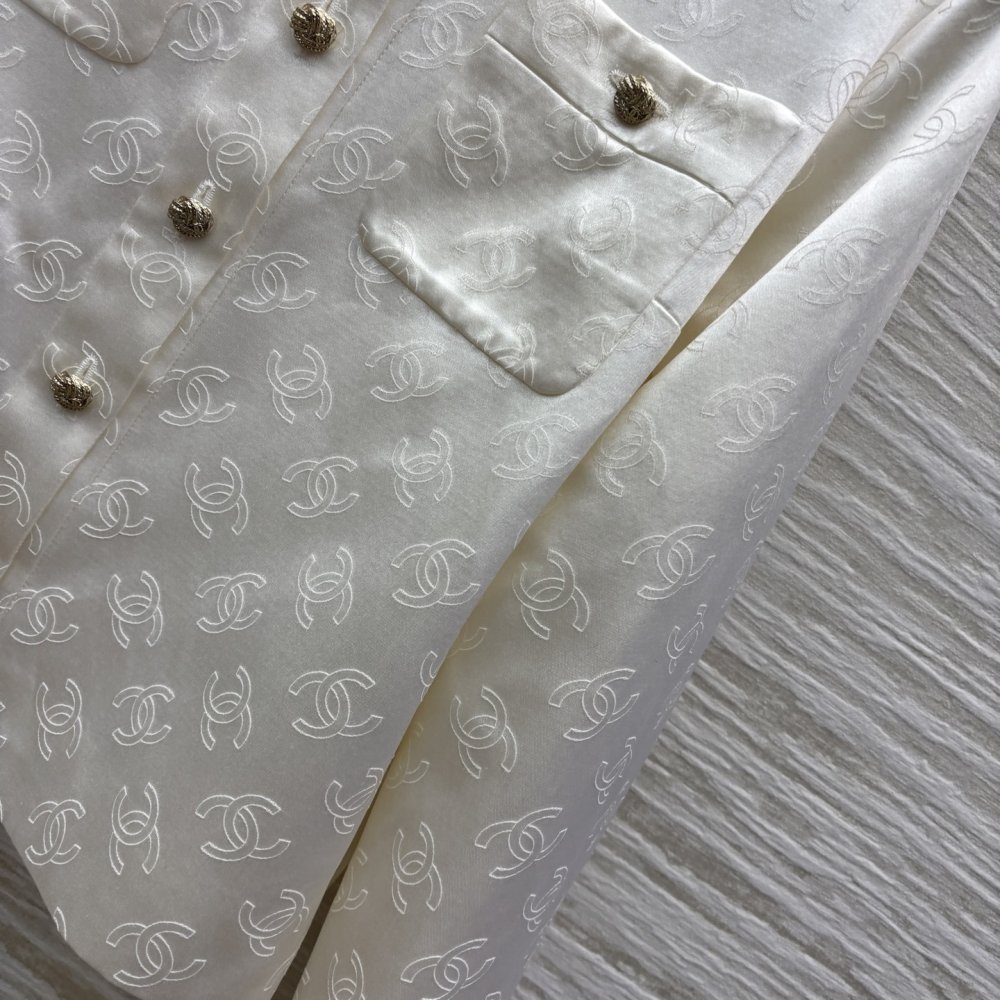 Шовковий жакет з круглим вирізом фото 7