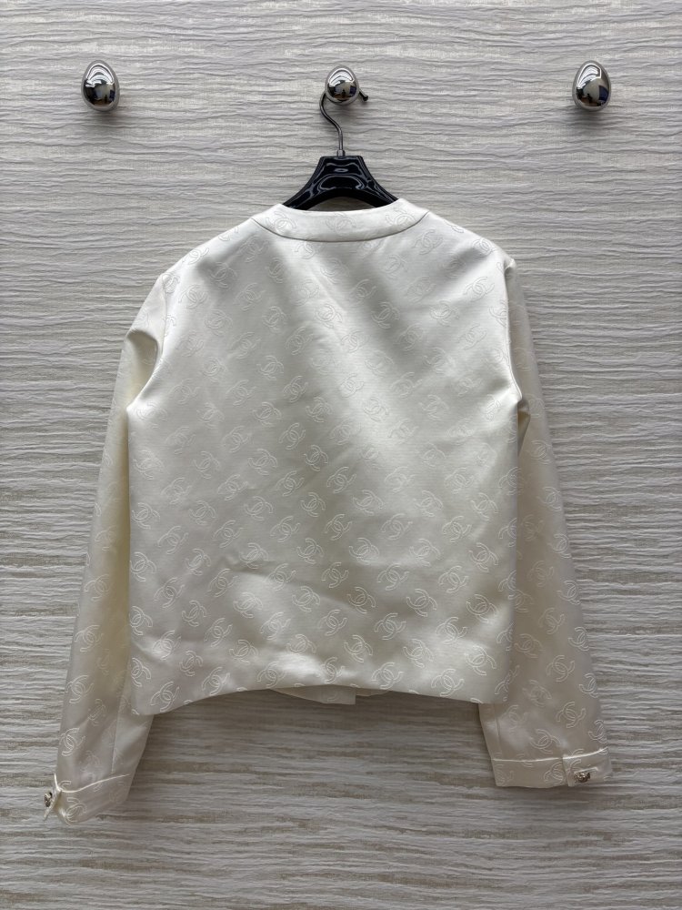 Шовковий жакет з круглим вирізом фото 8