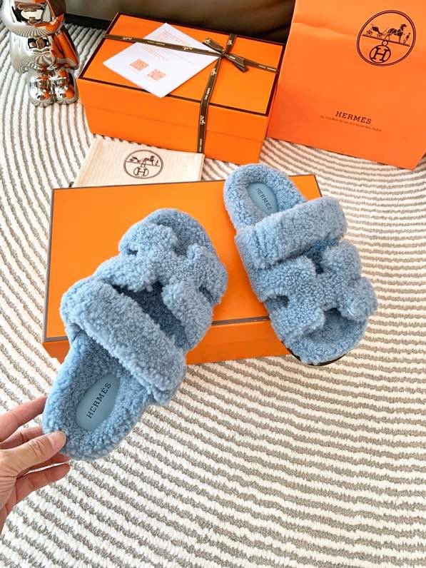 Шлепанцы Chypre меховые фото 8