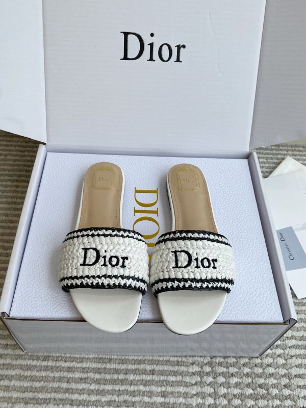 Шлепанцы Dior Woven