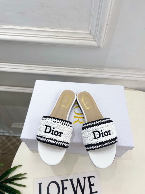 Шлепанцы Dior Woven