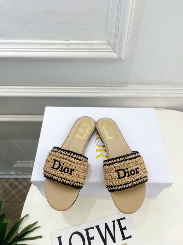 Шлепанцы Dior Woven