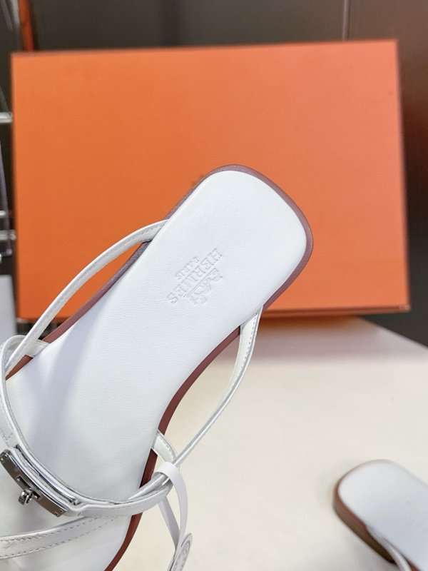 Шлепанцы Hermes Kelly Buckle фото 7