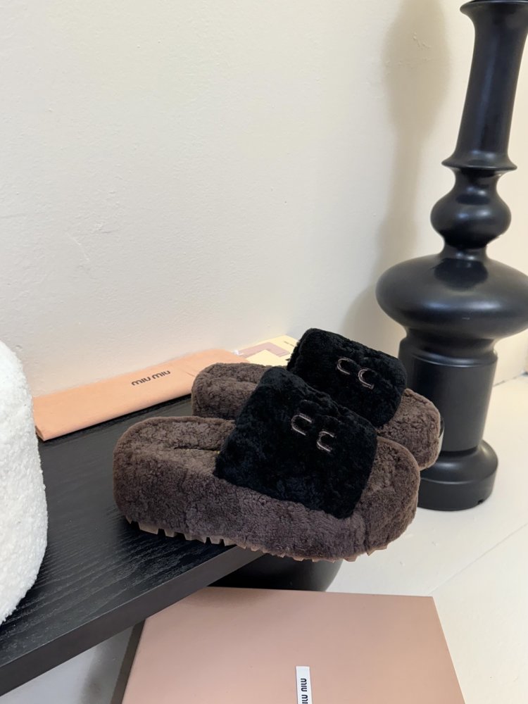 Шлепанцы меховые женские фото 2