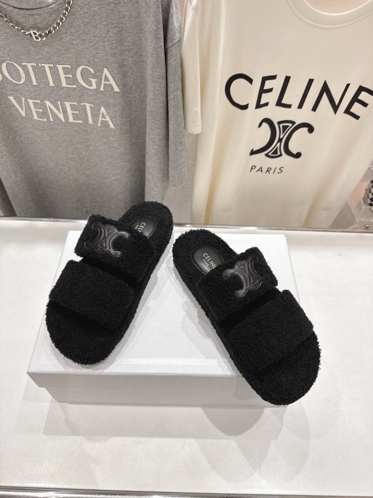 Шлепанцы меховые женские фото 2