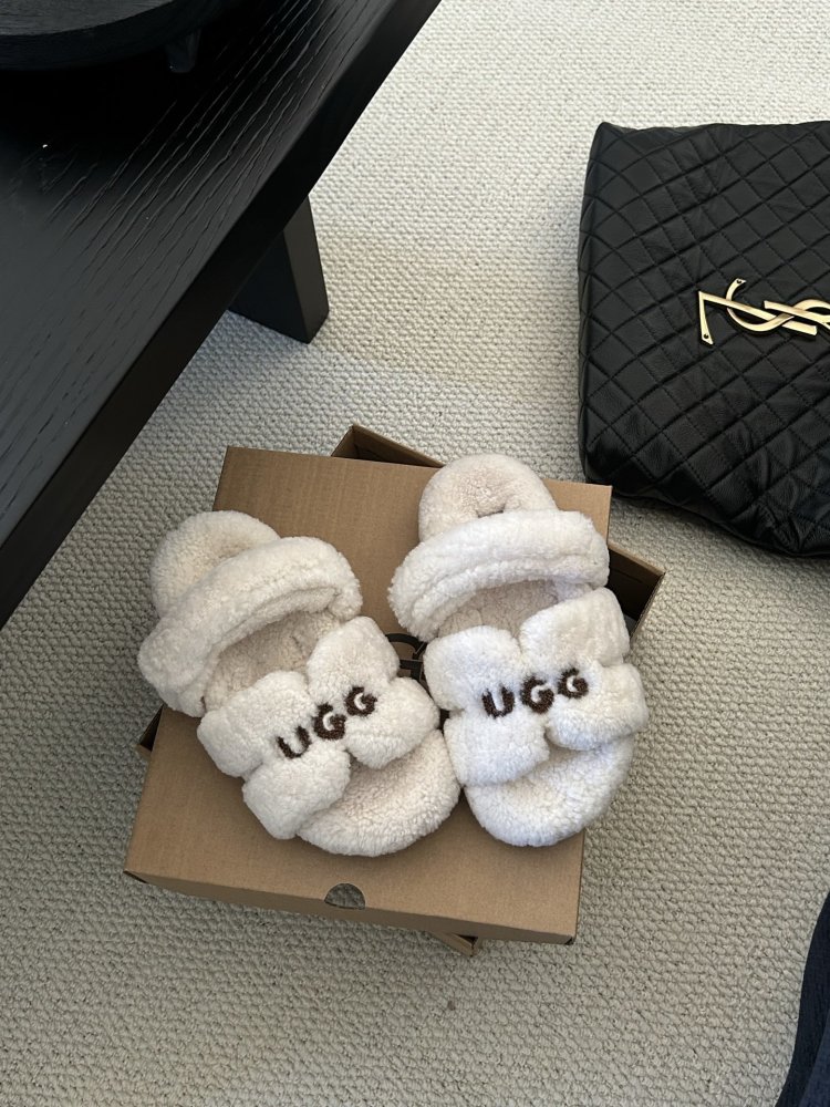 Шлепанцы меховые женские фото 2