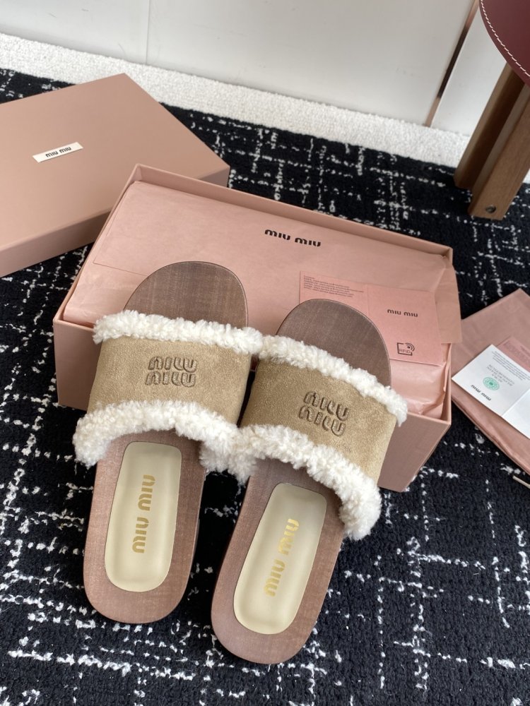 Шлепанцы меховые женские фото 4