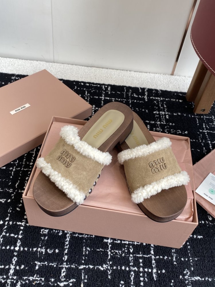 Шлепанцы меховые женские фото 5