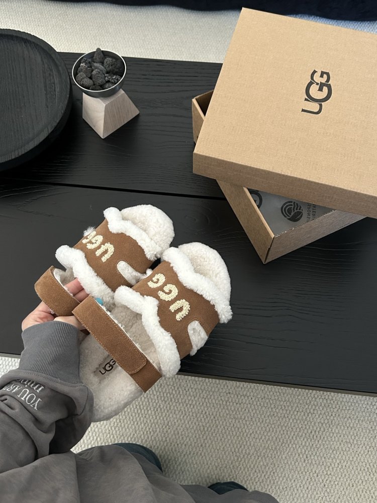 Шлепанцы меховые женские фото 6