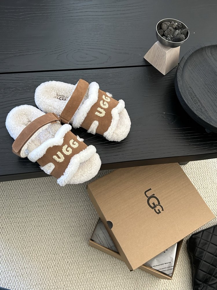 Шлепанцы меховые женские фото 9