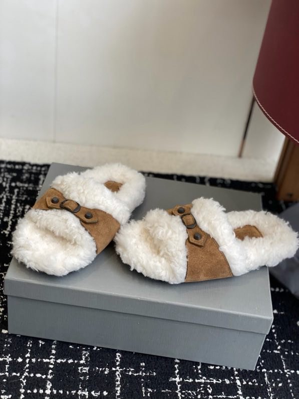 Шлепанцы меховые фото 9