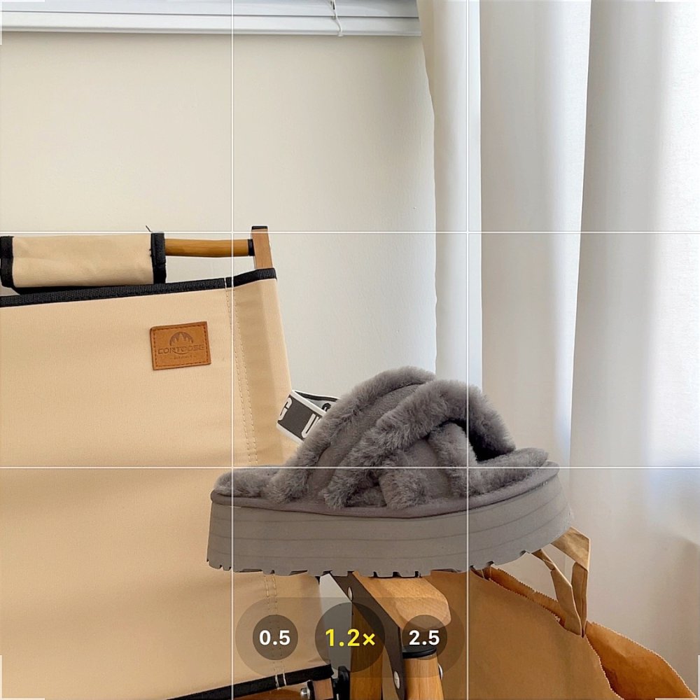 Step-ins on fur women's Disco White Deer фото 5