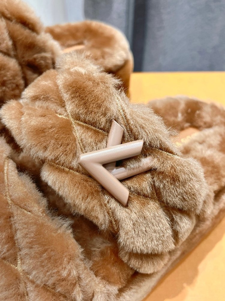 Шльопанці на хутрі жіночі фото 7