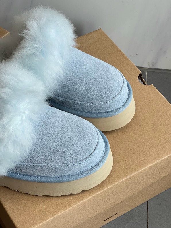 Шлепанцы с мехом фото 3