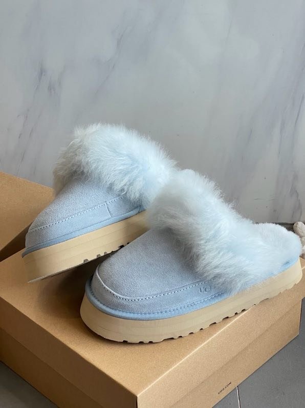 Шлепанцы с мехом фото 6