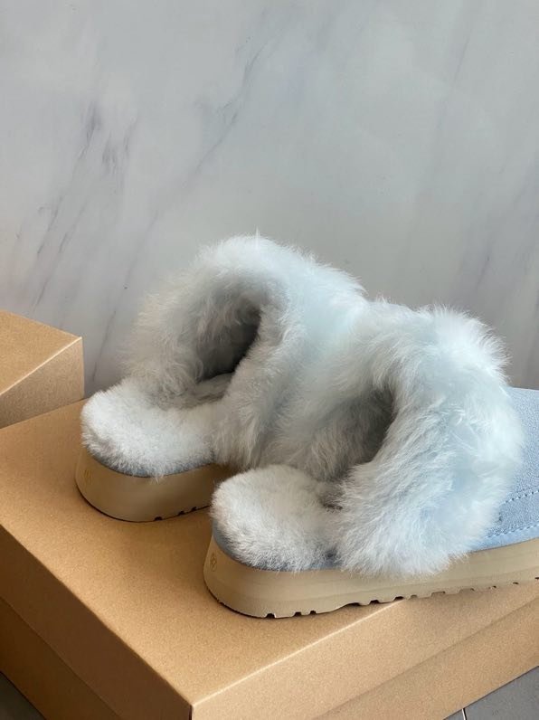 Шлепанцы с мехом фото 7