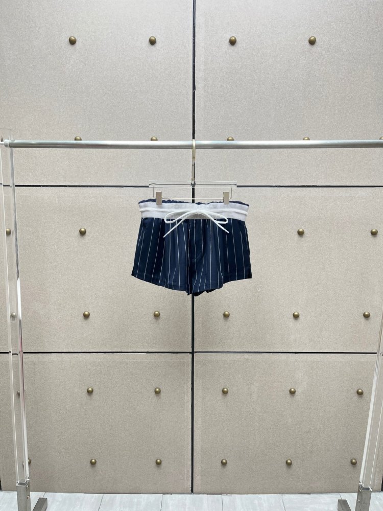 Shorts at strip from color blocks