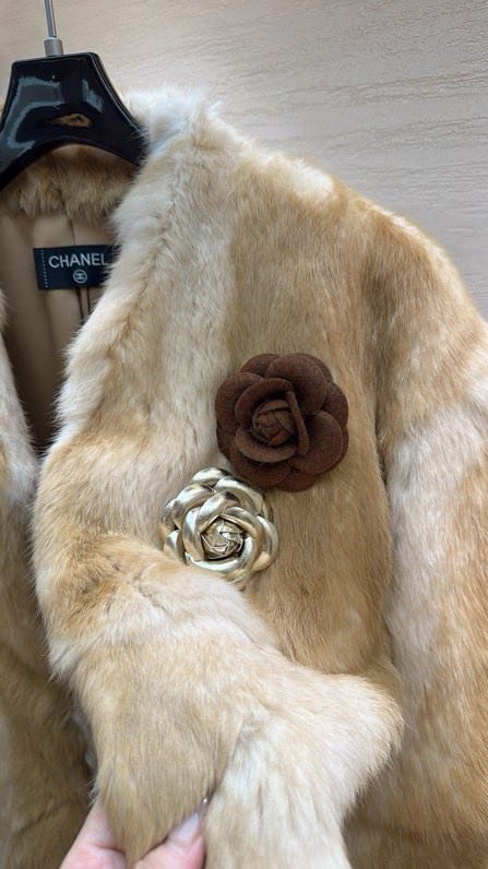 Шуба из кроличьего меха фото 6