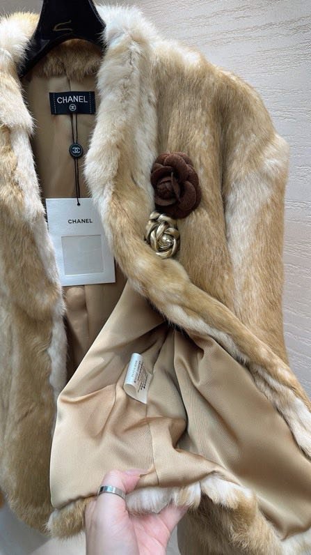 Шуба из кроличьего меха фото 7