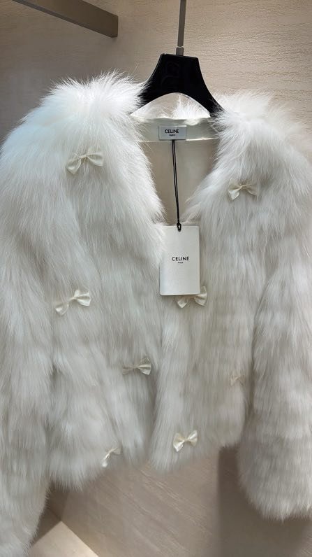 Fur coat of fox fur фото 6