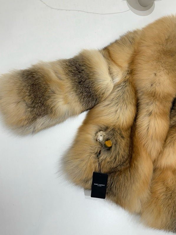 Fur coat of fox fur фото 7