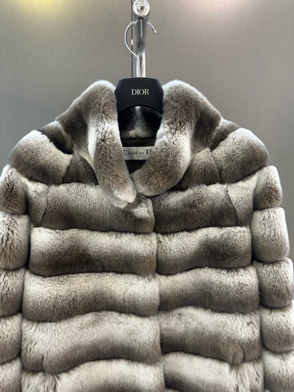 Шуба з хутра кролика фото 4