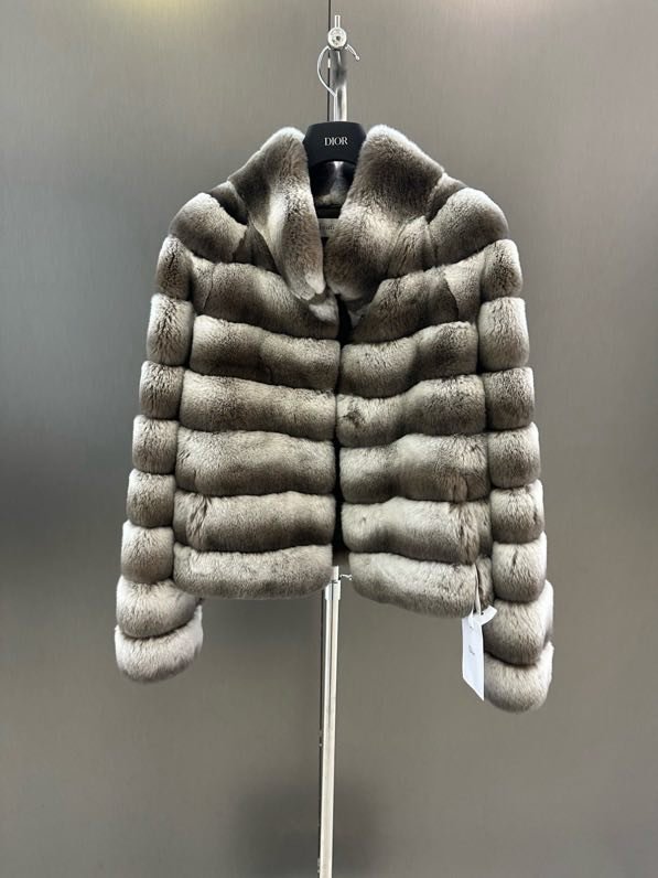 Шуба з хутра кролика фото 5